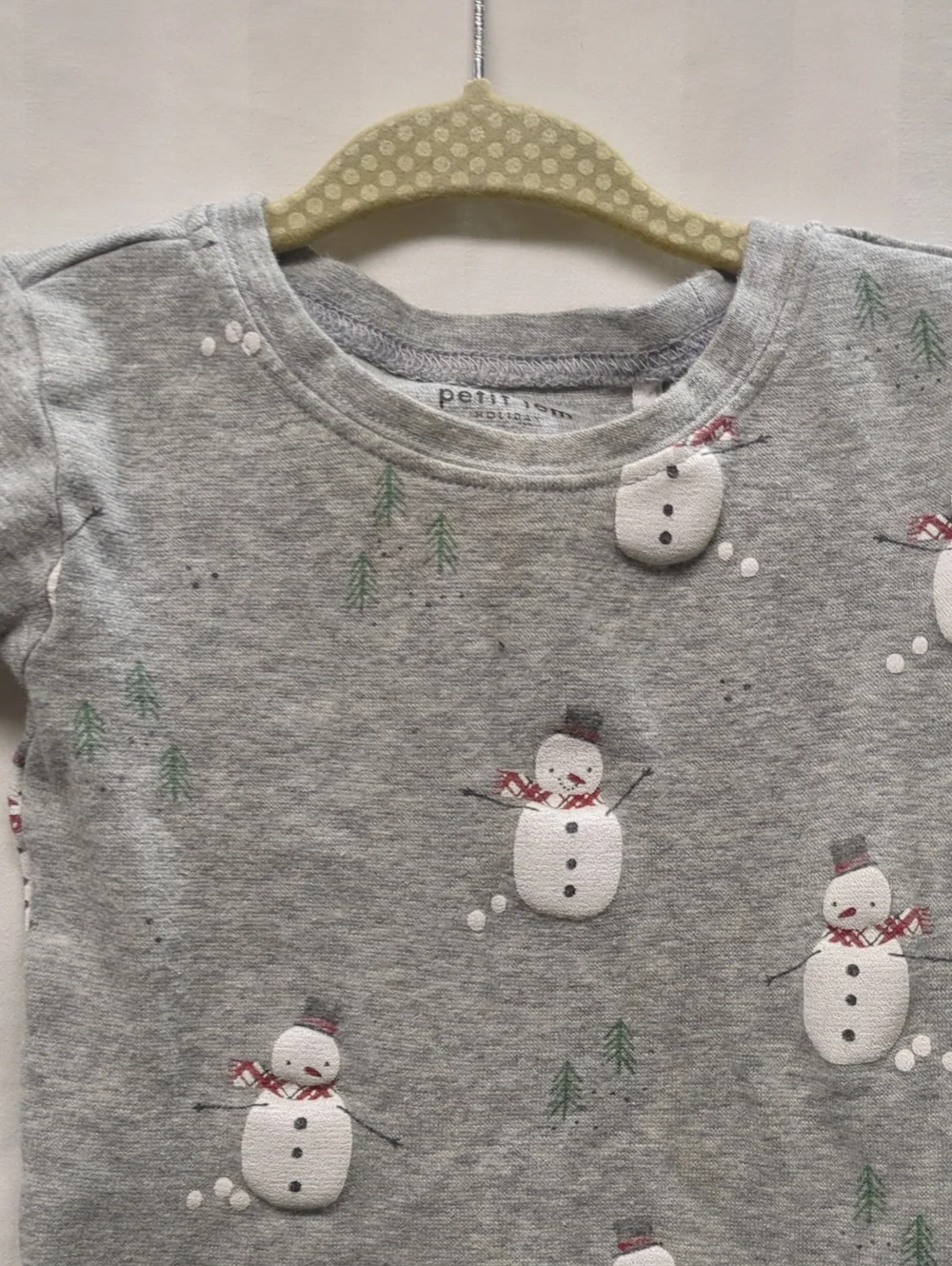Petit Lem Snowman Pajamas